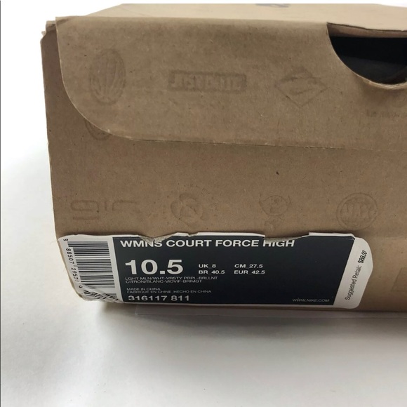 Nike Court Force High Retro Shoes 316117-811 - Picture 8 of 8